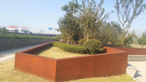 古田耐候钢挡土墙